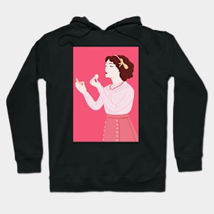 Art Deco Lily Elsie illustration Hoodie